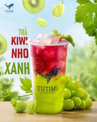 tutimi kiwi nho xanh